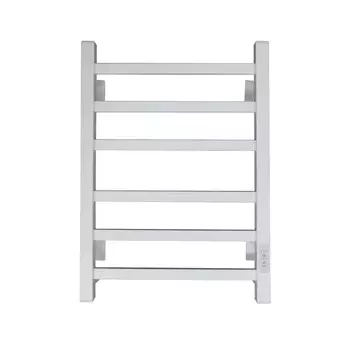 Полотенцесушитель электрический "САНПРИЗ" Контур П6, 400x600 мм, универсальный, белый