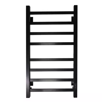 Полотенцесушитель электрический "САНПРИЗ" Контур П8, 400x800 мм, универсальный, черный