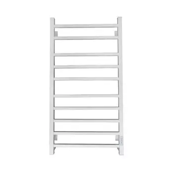 Полотенцесушитель электрический "САНПРИЗ" Квадро П10, 500x1000 мм, универсальный, белый