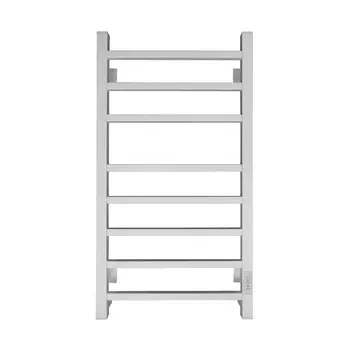 Полотенцесушитель электрический "САНПРИЗ" Квадро П8, 400x800 мм, универсальный, белый