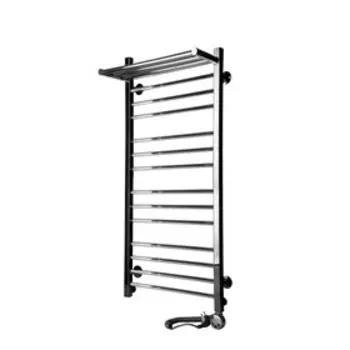 Полотенцесушитель электрический "ТЕРА" БОГЕМА-ЛЮКС ПСЭ-36-13, 500х1000 мм, с полкой, хром