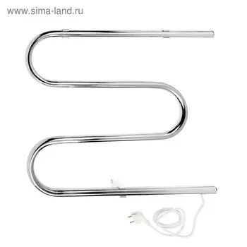 Полотенцесушитель электрический ТЕРА, М-образный, 500х600 мм, d=25