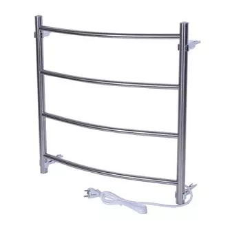 Полотенцесушитель электрический "ТЕРА" РЕБРО ПСН-10-02д, 500х600 мм, диммер, хром