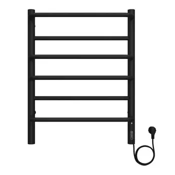 Полотенцесушитель электрический TERMINUS «Евромикс» П6, 450600 мм, справа, черный муар