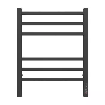 Полотенцесушитель электрический TERMINUS «Ватикан» П6, 450600 мм, диммер, черный матовый