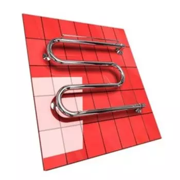 Полотенцесушитель «ДВИН», водяной, M-образный, 60/80, 1″, с полкой