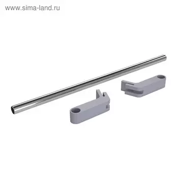 Полотенцесушитель на радиатор отопления 6 секций, 16 х 415 мм, серый