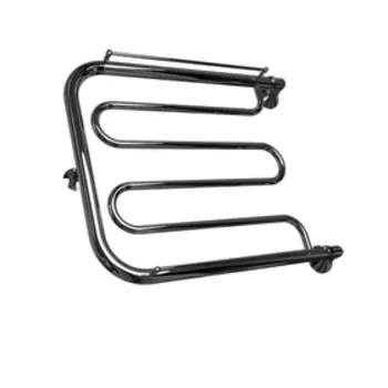 Полотенцесушитель водяной INDIGO "D10", 600х600 мм, с полочкой, диаметр подключения 1", хром