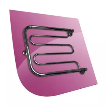 Полотенцесушитель водяной INDIGO "D11", 600х700 мм, с полочкой, диаметр подключения 1", хром