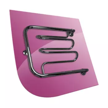 Полотенцесушитель водяной INDIGO "Dw8", 600х400 мм, без полочки, диаметр подключ. 1", хром