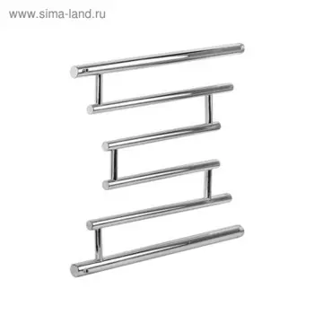 Полотенцесушитель водяной INDIGO "Фокстрот Zip Quadro" FZQW50-50, 1" - 1/2, 500х500 мм