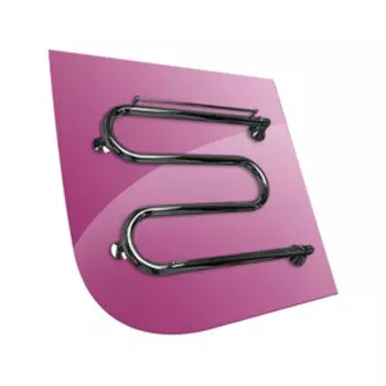 Полотенцесушитель водяной INDIGO "M4", 500х700 мм, с полочкой, диаметр подключения 1", хром