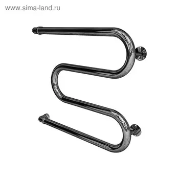 Полотенцесушитель водяной INDIGO "M7", 600х500 мм, без полочки, диаметр подключения 1", хром