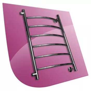 Полотенцесушитель водяной INDIGO "T11", 800х500 мм, диаметр подключения 1", хром