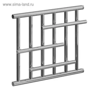 Полотенцесушитель водяной "НИКА" Econ ПМ6, 500 x 500 мм, хром