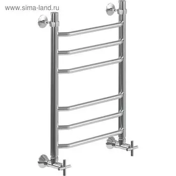 Полотенцесушитель водяной "НИКА" Trapezium ЛТ (г), 600 x 500 мм, без полочки, хром