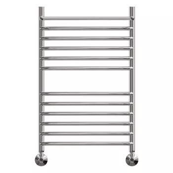 Полотенцесушитель водяной Point "Альфа" PN05148SP, П11, 400x800 мм, с полкой, хром