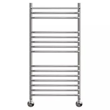 Полотенцесушитель водяной Point "Альфа" PN05150SP, П14, 500x1000 мм, с полкой, хром