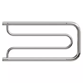 Полотенцесушитель водяной Point "Фокстрот" PN21337P, 320x700 мм, с полкой, хром