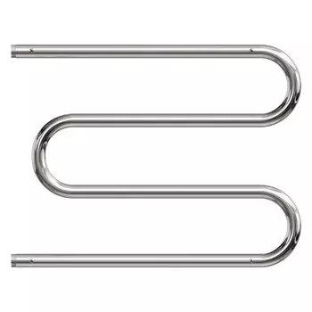 Полотенцесушитель водяной Point PN38665P, М-образный, 600x500, 1", с полкой, хром