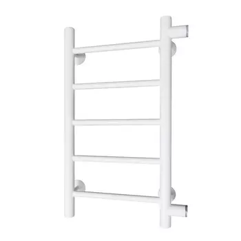 Полотенцесушитель водяной "САНПРИЗ" Аврора П5, 300x600 мм, боковое подключ., белый матовый