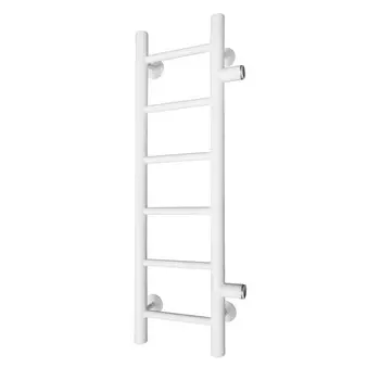 Полотенцесушитель водяной "САНПРИЗ" Аврора П6, 200x800 мм, боковое подключ., белый матовый