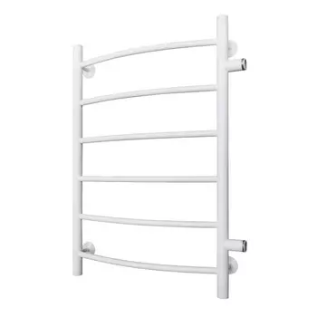 Полотенцесушитель водяной "САНПРИЗ" Классик П6, 500x800 мм, боковое подключ., белый матовый
