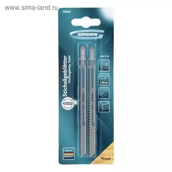 Полотна GROSS, для электролобзика по дереву, 2 шт. (3165)