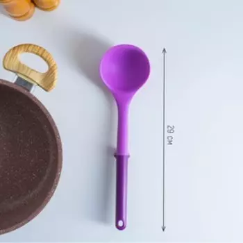 Половник Доляна «Мегара», 2983,5 см, цвет фиолетовый