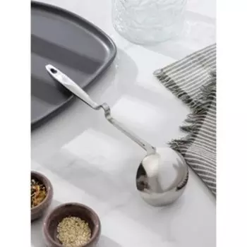 Половник Доляна Simple, h=28,5 см, цвет серебряный