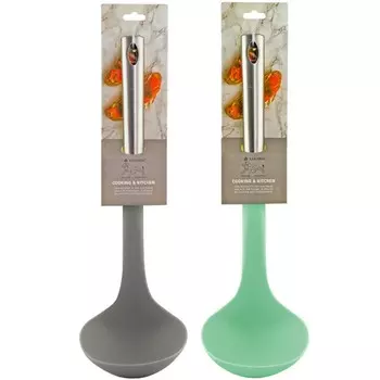 Половник силиконовый Lenardi, 33 см, цвет МИКС