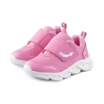 Полуботинки детские, размер 30, цвет серебристо-розовый