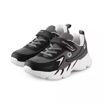 Полуботинки детские, размер 35, цвет чёрный