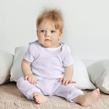 Полукомбинезон «Basic», рост 68 см, цвет белый