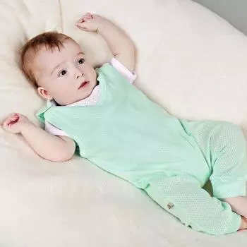 Полукомбинезон «Basic», рост 68 см, цвет ментоловый