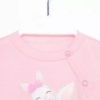 Полукомбинезон (боди) для девочки А.042-74-4., цвет розовый, рост 68