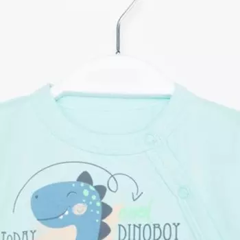 Полукомбинезон (боди) для мальчика А.042-61-3., цвет голубой, рост 62