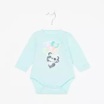 Полукомбинезон (боди) для мальчика А.043-04-3., цвет голубой, рост 86