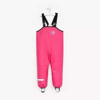 Полукомбинезон детский, непромокаемый, цвет фуксия, рост 116 см