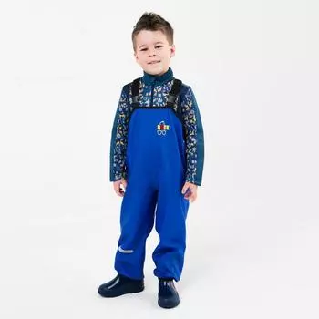 Полукомбинезон детский, непромокаемый, цвет василек МИКС, рост 110 см