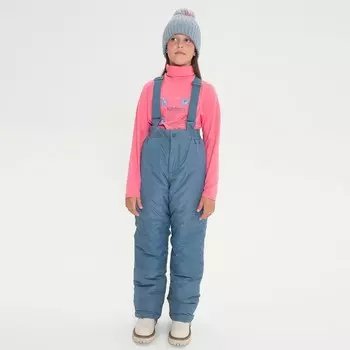 Полукомбинезон детский, рост 98 см, цвет серый