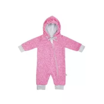 Полукомбинезон детский «Сити», рост 62 см, цвет розовый