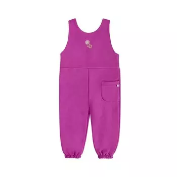 Полукомбинезон для девочек, рост 86 см, цвет темно-сиреневый