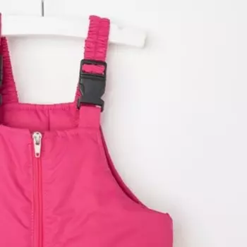 Полукомбинезон для девочки, цвет фуксия, 116 см