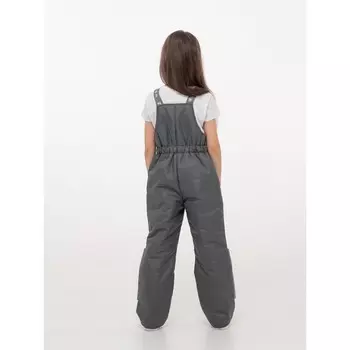 Полукомбинезон, рост 110 см, цвет серый