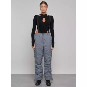 Полукомбинезон утеплённый женский, размер 52, цвет серый