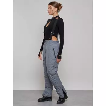 Полукомбинезон утеплённый женский, размер 58, цвет серый