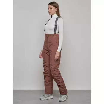 Полукомбинезон женский, размер 46, цвет коричневый