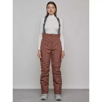 Полукомбинезон женский, размер 50, цвет коричневый