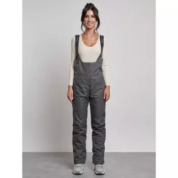 Полукомбинезон женский зимний, размер 44, цвет серый